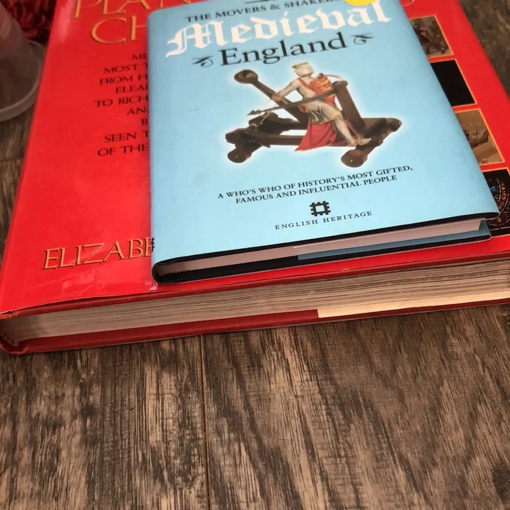 MOVERS & SHAKERS OF MEDIEVAL ENGLAND & PLANTAGENET CHRONICLES historical books